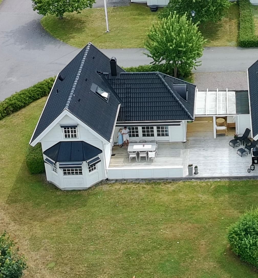 Villan med sitt karaktäristiska torn